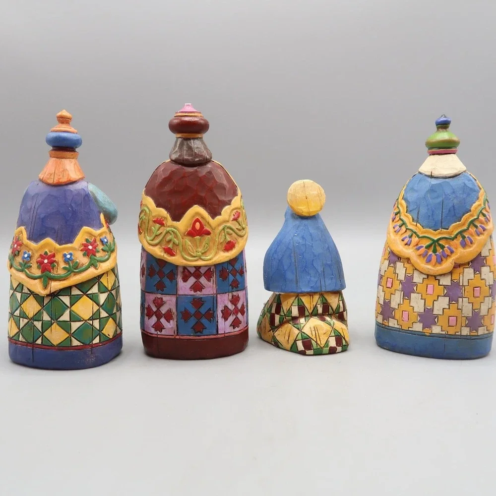 VTG Jim Shore Let Every Heart Prepare Him Room Three Wisemen Nativity Set 113256